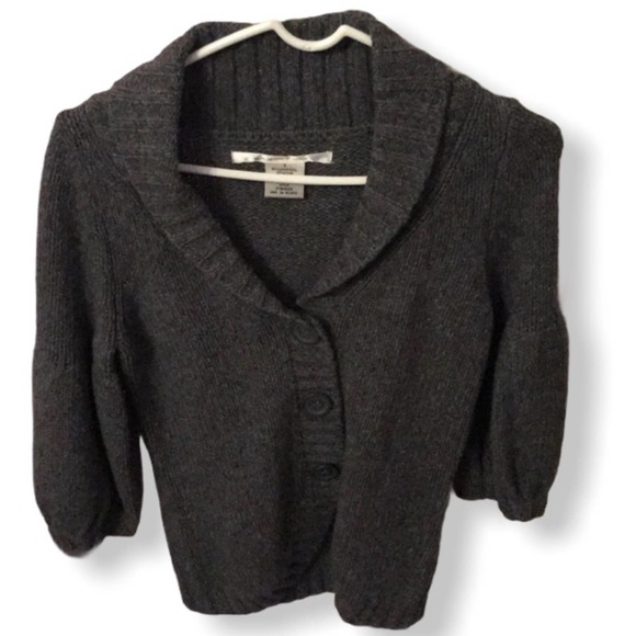 Max Studio Sweater lambswool Gray size Small - Picture 1 of 4
